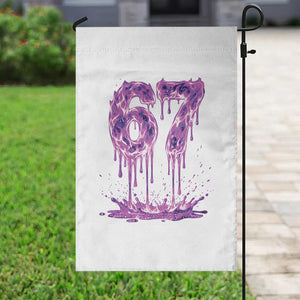 Drip Fire Flame Six Seven Garden Flag Trendy Meme Gift TS12 Print Your Wear