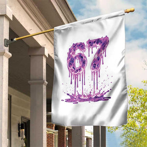 Drip Fire Flame Six Seven Garden Flag Trendy Meme Gift TS12 Print Your Wear