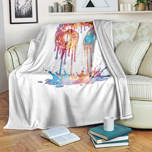 Burning Six Seven Throw Blanket Drip Fire Flame Meme TS12 Print Your Wear