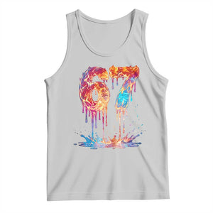 Burning Six Seven Tank Top Drip Fire Flame Meme TS12 Ash Print Your Wear