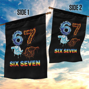 Water Fire Element Six Seven Garden Flag Trendy Meme Gift TS12 Print Your Wear