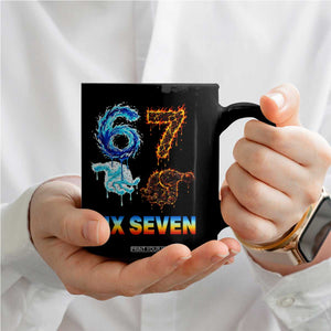 Water Fire Element Six Seven Coffee Mug Trendy Meme Gift TS12 Print Your Wear