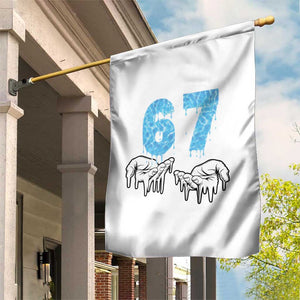 Ocean Water Wave Effect Printed Garden Flag Six Seven Meme TS12 Print Your Wear