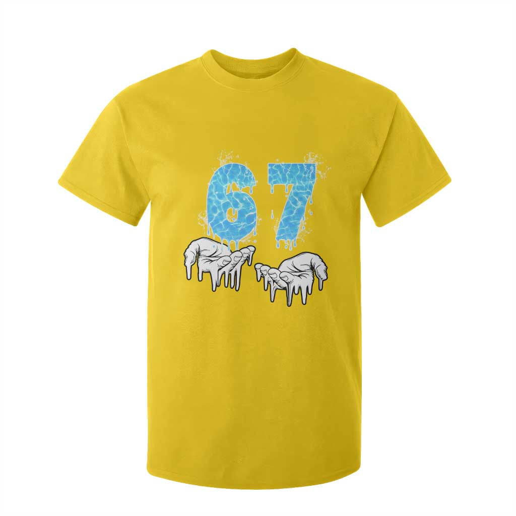 Ocean Water Wave Effect Printed T Shirt For Kid Six Seven Meme TS12 Daisy Print Your Wear