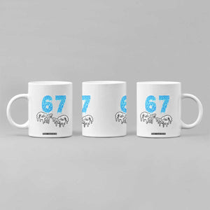 Ocean Water Wave Effect Printed Coffee Mug Six Seven Meme TS12 Print Your Wear
