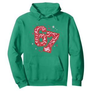 Glitch Swirl Effect Printed Six Seven Meme Hoodie Valentines Day Gift TS12 Irish Green Print Your Wear