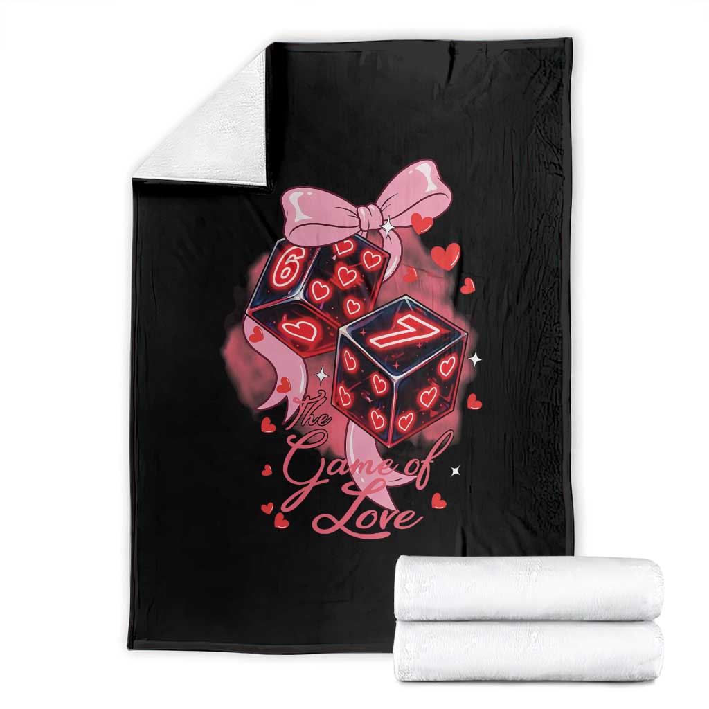 Funny The Game Of Love Six Seven Dice Meme Throw Blanket TS12 Black Print Your Wear
