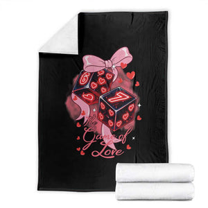 Funny The Game Of Love Six Seven Dice Meme Throw Blanket TS12 Black Print Your Wear