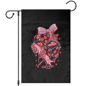 Funny The Game Of Love Six Seven Dice Meme Garden Flag TS12 Black Print Your Wear