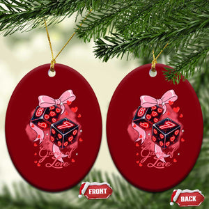 Funny The Game Of Love Six Seven Dice Meme Ceramic Ornament TS12 Print Your Wear