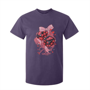 Funny The Game Of Love Six Seven Dice Meme T Shirt For Kid TS12 Purple Print Your Wear