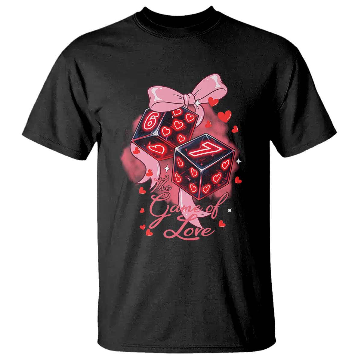 Funny The Game Of Love Six Seven Dice Meme T Shirt TS12 Black Print Your Wear
