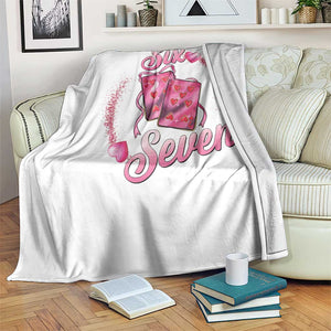 Playing Cards 67 Of Hearts Throw Blanket Six Seven Valentine Meme TS12 Print Your Wear