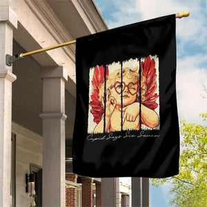 Retro Cupid Says Six Seven Garden Flag 67 Valentines Day TS12 Print Your Wear