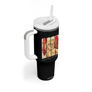 Retro Cupid Says Six Seven Tumbler With Handle 67 Valentines Day TS12 Print Your Wear