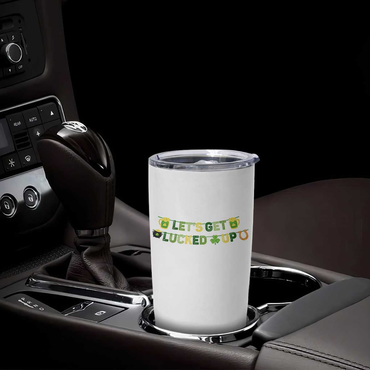 Lets Get Lucked Up Tumbler Cup St Patricks Day Drinking TS12 Print Your Wear