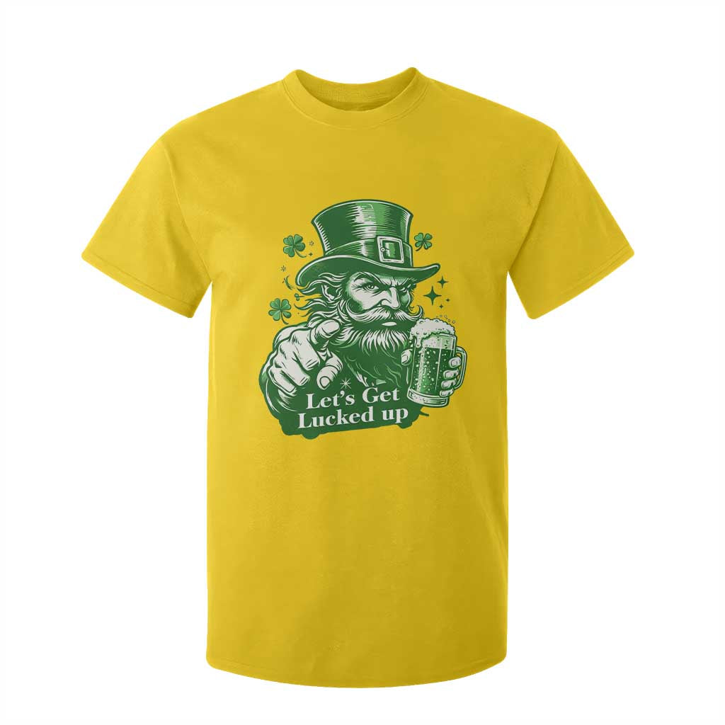 Lets Get Lucked Up T Shirt For Kid St Patricks Day Party Humor TS12 Daisy Print Your Wear