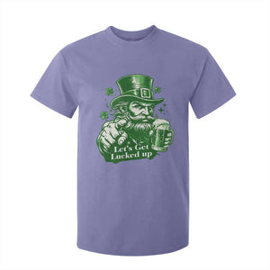 Lets Get Lucked Up T Shirt For Kid St Patricks Day Party Humor TS12 Violet Print Your Wear