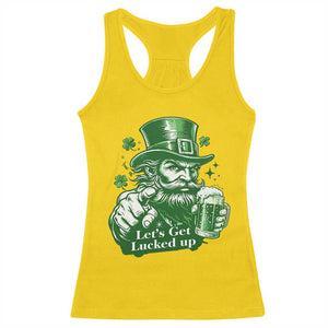 Lets Get Lucked Up Racerback Tank Top St Patricks Day Party Humor TS12 Daisy Print Your Wear