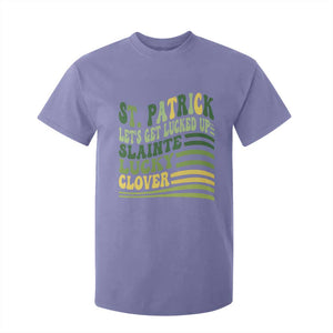 Lets Get Lucked Up T Shirt For Kid Funny St Patricks Day TS12 Violet Print Your Wear