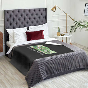 Just A Lucky Goose Throw Blanket Funny Irish Crew St Patricks Day TS12 Print Your Wear