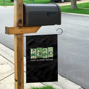 Just A Lucky Goose Garden Flag Funny Irish Crew St Patricks Day TS12 Print Your Wear