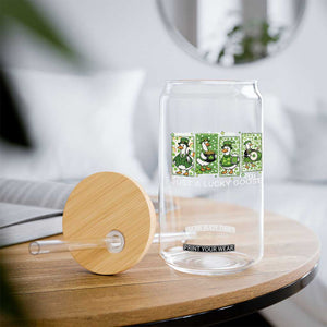 Just A Lucky Goose Glass Can Funny Irish Crew St Patricks Day TS12 Print Your Wear