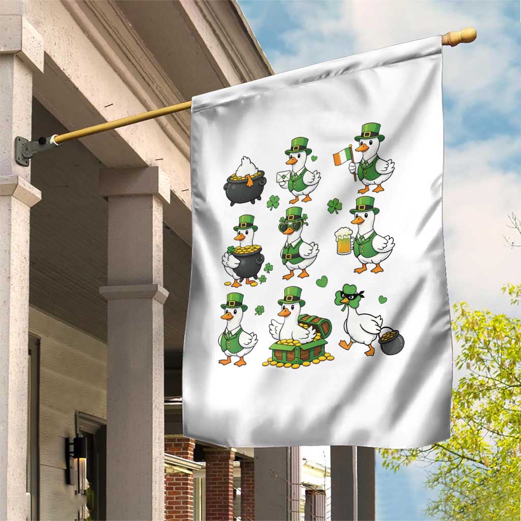St Patricks Day Goose Crew Irish Celebration Garden Flag TS12 Print Your Wear