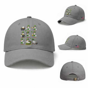 St Patricks Day Goose Crew Irish Celebration Baseball Cap TS12 Baseball Cap Universal Fit Sport Gray Print Your Wear