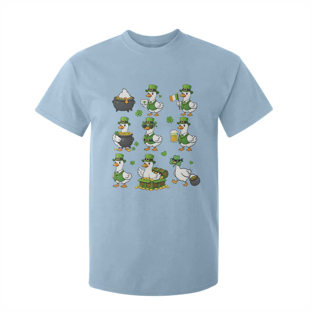 St Patricks Day Goose Crew Irish Celebration T Shirt For Kid TS12 Light Blue Print Your Wear