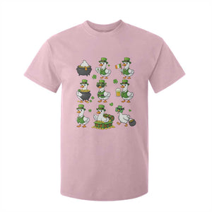 St Patricks Day Goose Crew Irish Celebration T Shirt For Kid TS12 Light Pink Print Your Wear