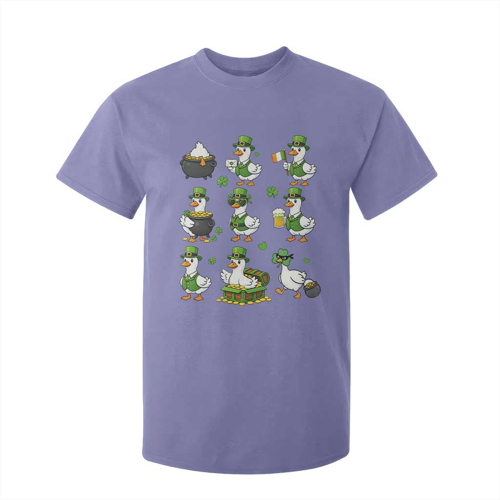 St Patricks Day Goose Crew Irish Celebration T Shirt For Kid TS12 Violet Print Your Wear