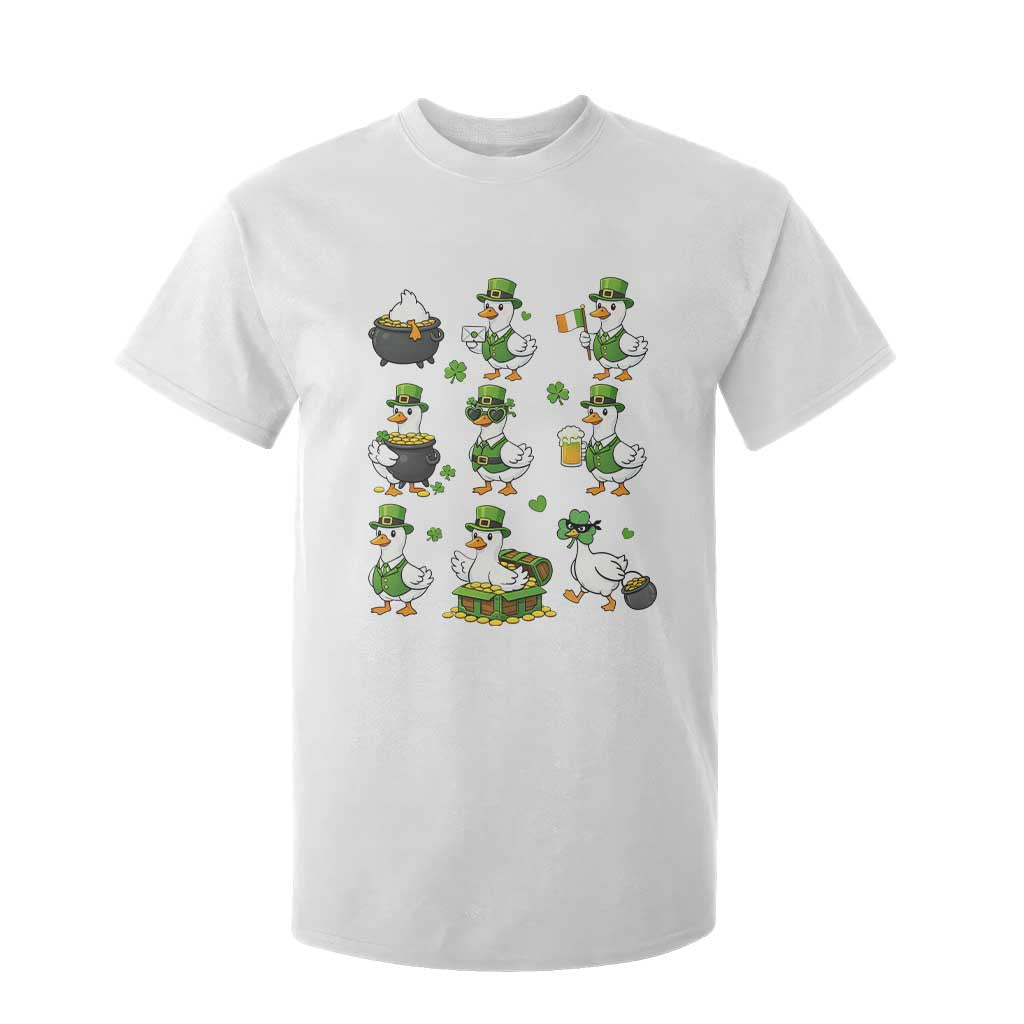 St Patricks Day Goose Crew Irish Celebration T Shirt For Kid TS12 White Print Your Wear
