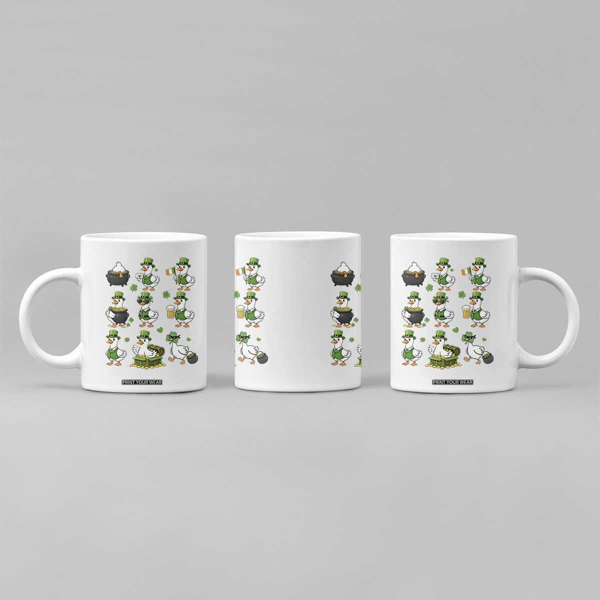 St Patricks Day Goose Crew Irish Celebration Coffee Mug TS12 Print Your Wear