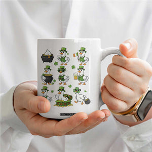 St Patricks Day Goose Crew Irish Celebration Coffee Mug TS12 Print Your Wear