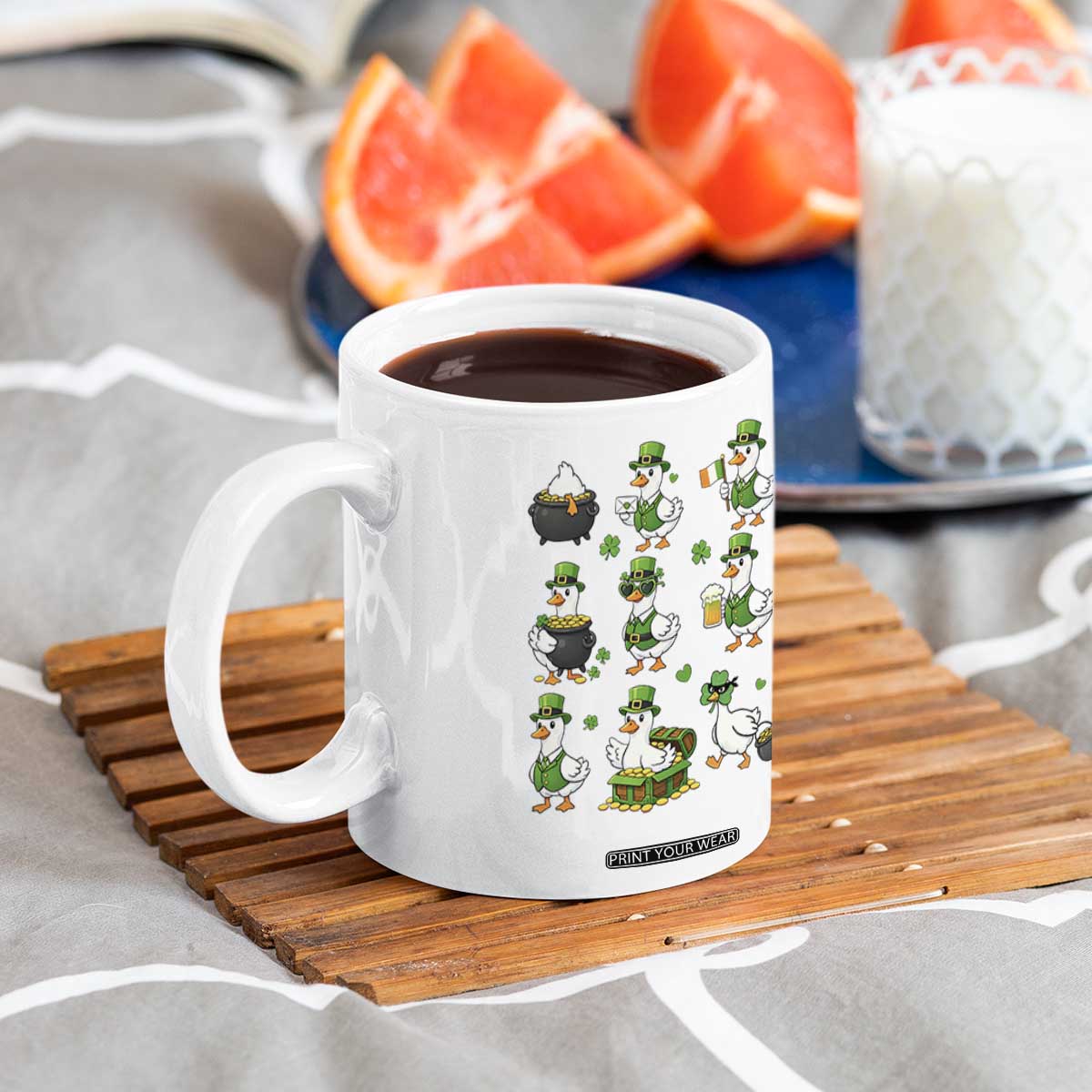 St Patricks Day Goose Crew Irish Celebration Coffee Mug TS12 Print Your Wear