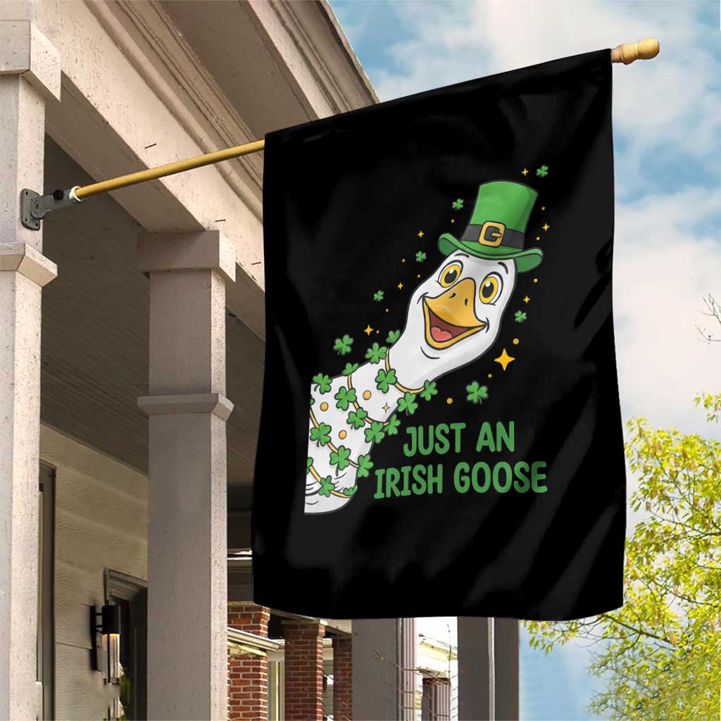 Just An Irish Goose Garden Flag Funny St Patricks Day TS12 Print Your Wear