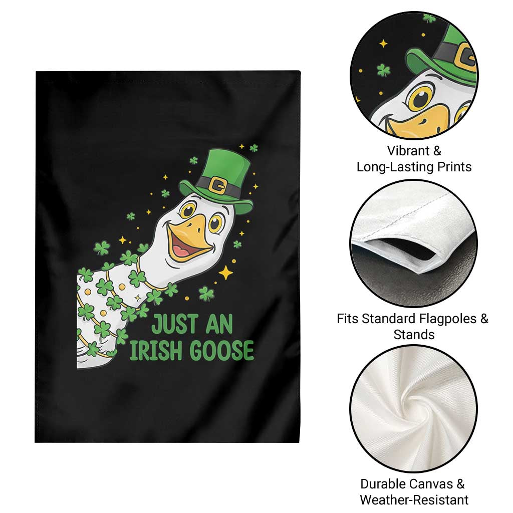 Just An Irish Goose Garden Flag Funny St Patricks Day TS12 Print Your Wear