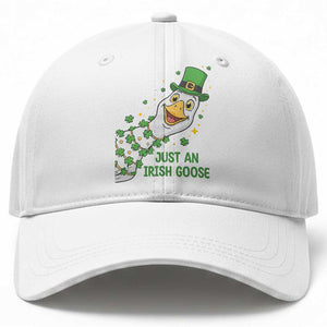 Just An Irish Goose Baseball Cap Funny St Patricks Day TS12 Print Your Wear