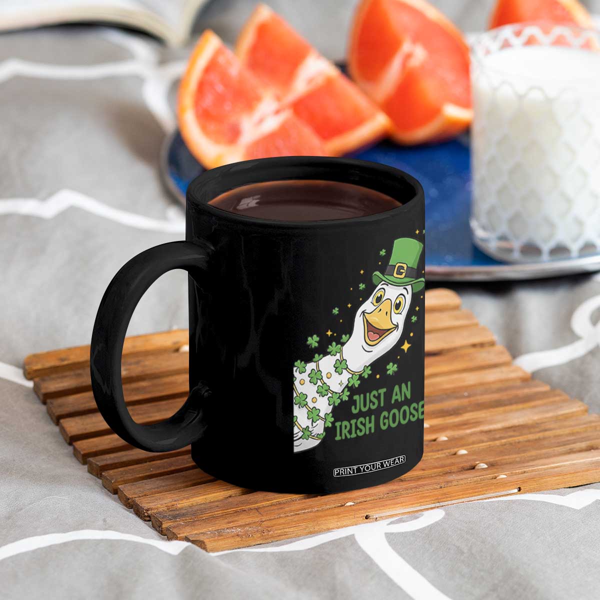 Just An Irish Goose Coffee Mug Funny St Patricks Day TS12 Print Your Wear