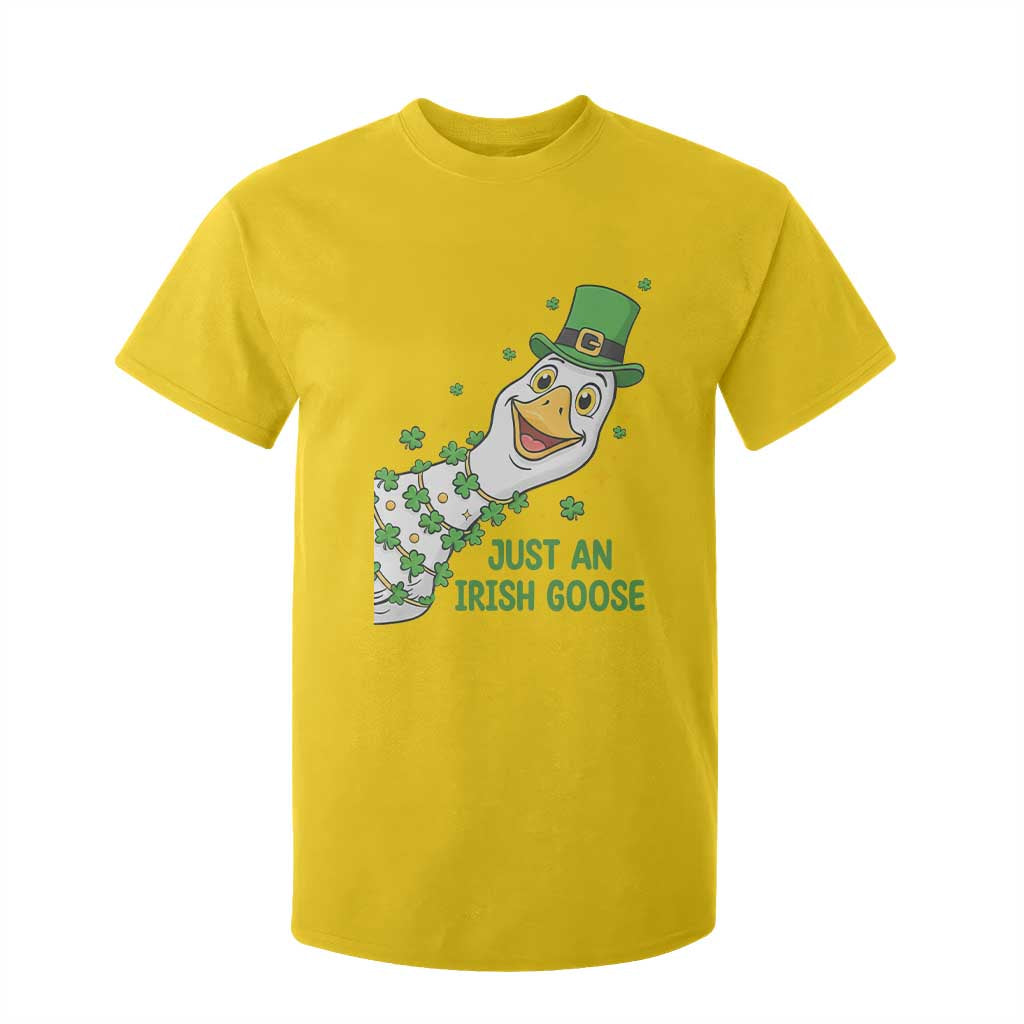 Just An Irish Goose T Shirt For Kid Funny St Patricks Day TS12 Daisy Print Your Wear