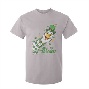 Just An Irish Goose T Shirt For Kid Funny St Patricks Day TS12 Ice Gray Print Your Wear