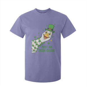 Just An Irish Goose T Shirt For Kid Funny St Patricks Day TS12 Violet Print Your Wear