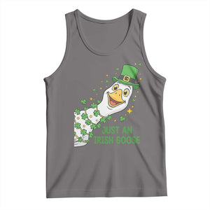 Just An Irish Goose Tank Top Funny St Patricks Day TS12 Deep Heather Print Your Wear