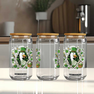Funny Silly Irish Goose Glass Can St Patricks Day Celebration TS12 Print Your Wear