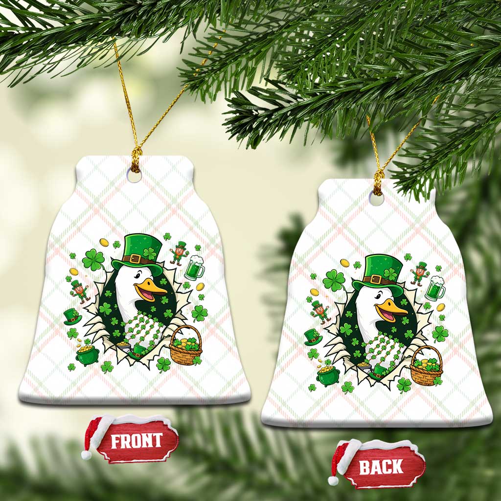 Funny Silly Irish Goose Ceramic Ornament St Patricks Day Celebration TS12 Print Your Wear