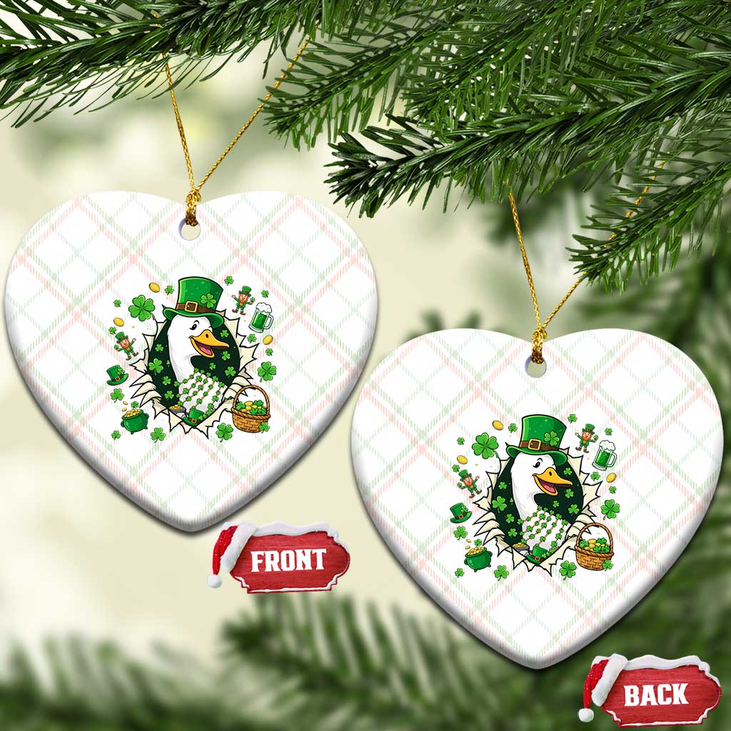 Funny Silly Irish Goose Ceramic Ornament St Patricks Day Celebration TS12 Print Your Wear