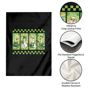 Funny Silly Irish Goose Garden Flag St Patricks Day Goose Lover Gift TS12 Print Your Wear