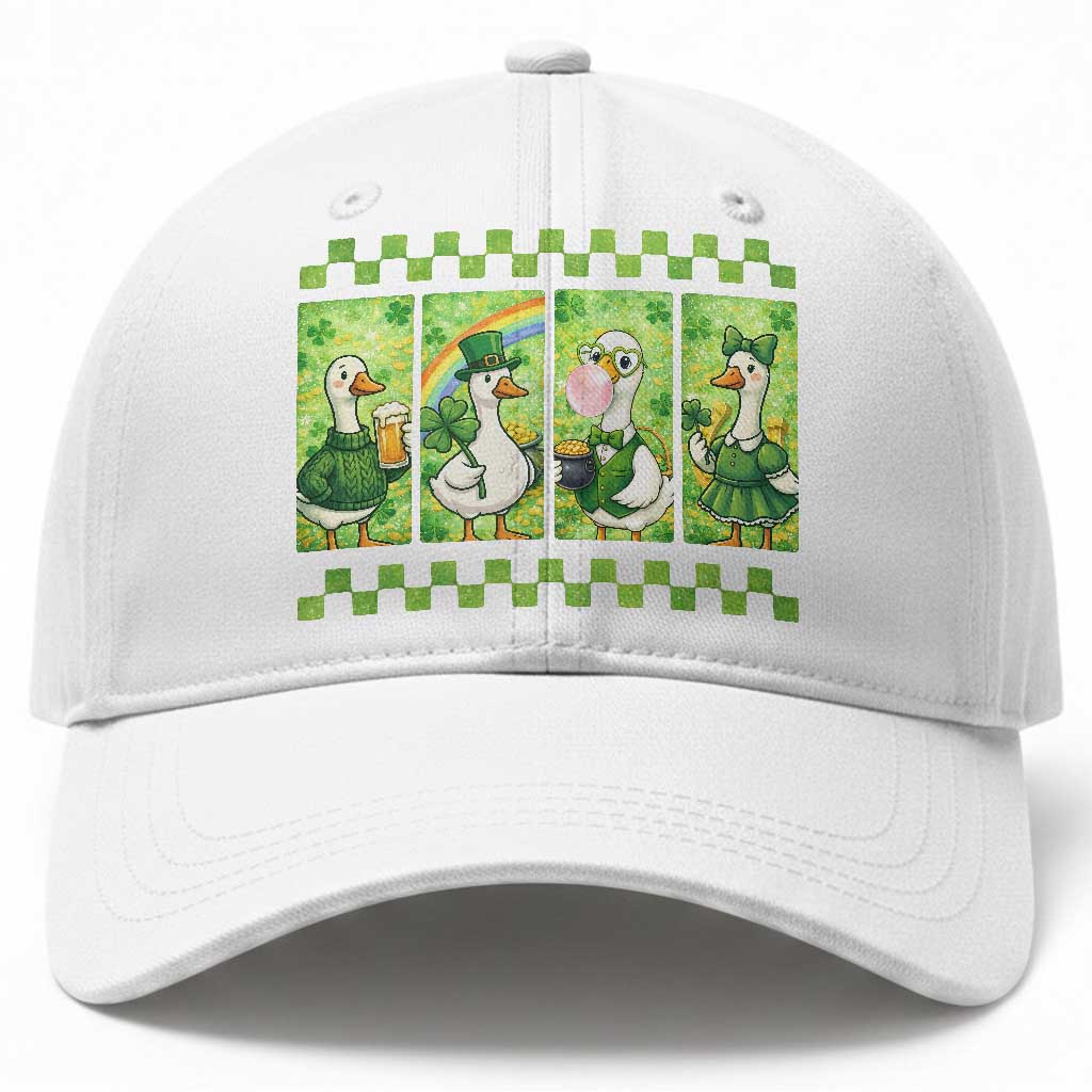 Funny Silly Irish Goose Baseball Cap St Patricks Day Goose Lover Gift TS12 Print Your Wear