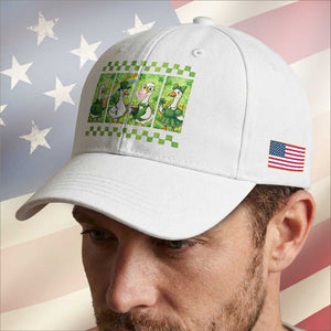 Funny Silly Irish Goose Baseball Cap St Patricks Day Goose Lover Gift TS12 Print Your Wear